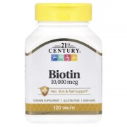 21st Century Biotin 10000 mcg 120 tabs
