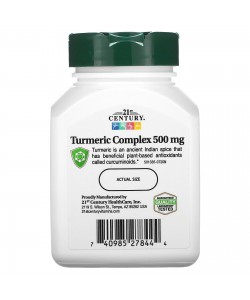 21st Century Turmeric Complex 500 mg 60 капсул, куркумін