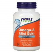 Now Foods Omega-3 Mini Gels 180 softgels