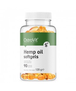 OstroVit Hemp Oil 90 капсул, конопляна олія