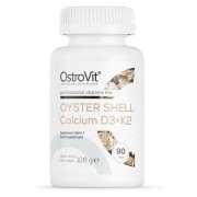 OstroVit Oyster Shell Calcium D3 + K2 90 tabs