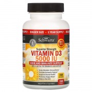 BioSchwartz Superior Strength Vitamin D3 5000 IU 360 softgels