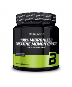 Biotech USA 100% Creatine Monohydrate 300 грамм, моногидрат креатина