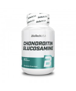 Biotech USA Chondroitin Glucosamine 60 капсул, хондроїтин глюкозамін