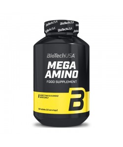 Biotech USA Mega Amino 100 таблеток, комплекс амінокислот