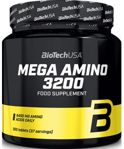 Biotech Usa Mega Amino 3200 300 таблеток, комплекс амінокислот