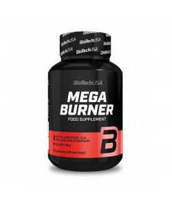 Biotech USA Mega Burner 90 капсул, жиросжигатель без кофеина