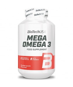 Biotech USA Mega Omega 3 180 капсул, омега 3