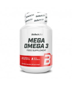 Biotech USA Mega Omega 3 90 капсул, омега 3