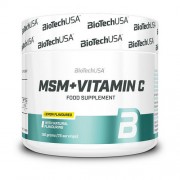 Biotech USA MSM + Vitamin C 150 g Лимон