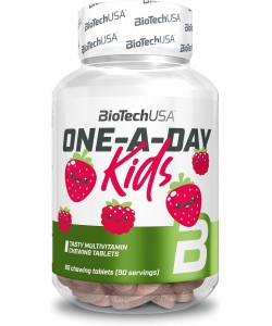 Biotech USA One-A-Day Kids 90 жувальних таблеток, комплексні вітаміни для дітей від 4 років Biotech USA One-A-Day Kids 90 жувальних таблеток, комплексні вітаміни для дітей від 4 років