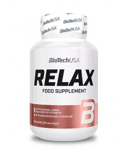 Biotech USA Relax 90 капсул, синергетическая смесь успокаивающих трав