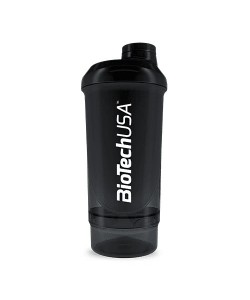 Biotech USA Shaker Wave + Compact 500 ml + 150 ml, шейкер та нижній відсік об'ємом 150 мл Biotech USA Shaker Wave + Compact 500 ml + 150 ml, шейкер та нижній відсік об'ємом 150 мл