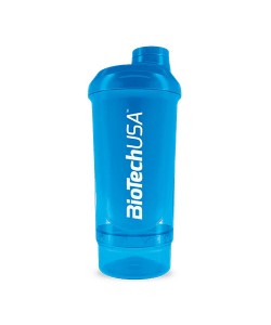 Biotech USA Shaker Wave + Compact 500 ml + 150 ml, шейкер та нижній відсік об'ємом 150 мл Biotech USA Shaker Wave + Compact 500 ml + 150 ml, шейкер та нижній відсік об'ємом 150 мл