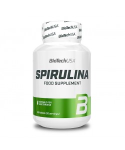 Biotech USA Spirulina 100 таблеток, екстракт спіруліни