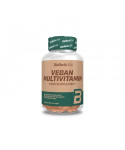 Biotech USA Vegan Multivitamin 60 таблеток, витаминный комплекс для веганов и вегетарианцев