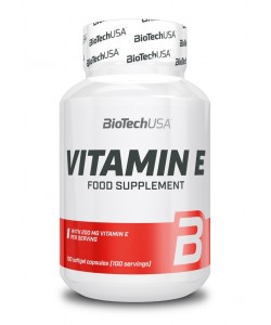 Biotech Usa Vitamin E 100 гелевих капсул, вітамін е