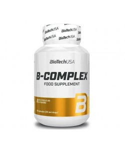 Biotech USA B-Complex 60 капсул, 12 витаминов 4 микроэлемента 5 растительных эктрактов и пчелиная пыльца