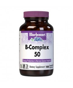 Bluebonnet Nutrition B-Complex 50 100 капсул, комплекс вітамінів групи B