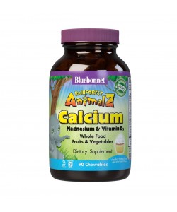 Bluebonnet Nutrition Rainforest Animalz Calcium Magnesium & Vitamin D3 90 таблеток, комплекс з кальцієм, магнієм і вітаміном D3