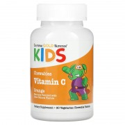 California Gold Nutrition Kids Chewables Vitamin C Orange 90 veg tabs