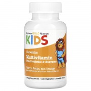 California Gold Nutrition Kids Chewable Multivitamin with Probiotics & Enzymes 120 tabs