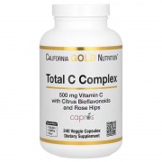 California Gold Nutrition Total C Complex 500 mg 240 veg caps