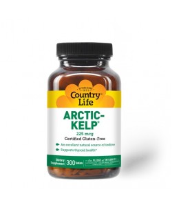 Country Life Arctic Kelp 300 таблеток, йод (у вигляді арктичних бурих водоростей)