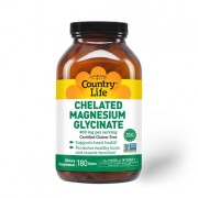Country Life Chelated Magnesium Glycinate 180 tabs
