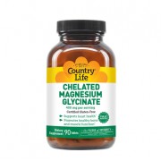 Country Life Chelated Magnesium Glycinate 90 tabs