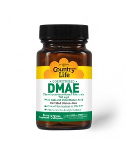 Country Life DMAE 700 mg 50 капсул, ДМАЭ (диметиламиноэтанол)