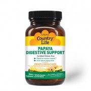Country Life Papaya Digestive Support 200 chewable tabs