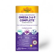 Country Life Ultra Concentrated Omega 3-6-9 Complete 90 softgels