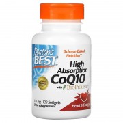 Doctor's Best CoQ10 100 mg with BioPerine 120 softgels