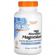Doctor's Best High Absorption Magnesium 100 mg 240 tabs