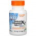 Doctor's Best Natural Vitamin K2 MK-7 with MenaQ7 100 mcg 60 капсул, витамин K2 в виде менахинона-7