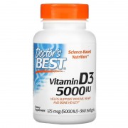 Doctor's Best Vitamin D3 5000 IU 360 softgels