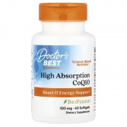 Doctor's Best CoQ10 100 mg with BioPerine 60 softgels