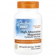 Doctor's Best High Absorption Magnesium 100 mg 120 tabs