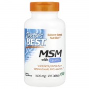 Doctor's Best MSM with OptiMSM 1500 mg 120 tabs