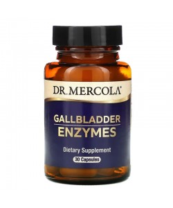 Dr. Mercola Gallbladder Enzymes 30 капсул, ферменти жовчного міхура