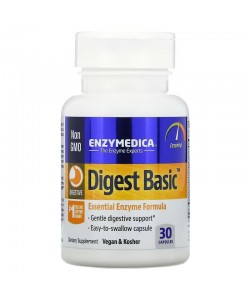 Enzymedica Digest Basic 30 капсул, травні ферменти
