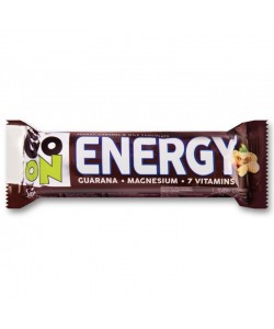 Go On Nutrition Energy Bar with Guarana-Magnesium 50 грам, енергетичний батончик, збагачений вітамінами, магнієм і гуараною