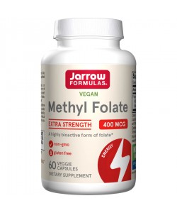 Jarrow Formulas Methyl Folate 400 mcg 60 капсул, метилфолат