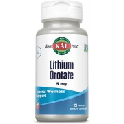 KAL Lithium Orotate 5 mg 120 veg caps