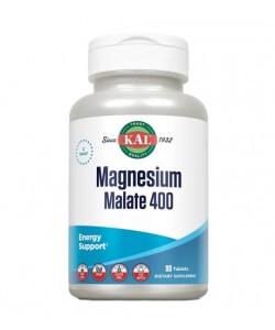 KAL Magnesium Malate 400 90 таблеток, малат магнію