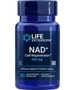 Life Extension NAD+ Cell Regenerator 300 mg 30 капсул, NR (никотинамид рибозид)