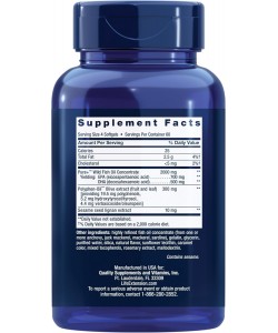 Life Extension Super Omega-3 240 мягких капсул, рыбий жир