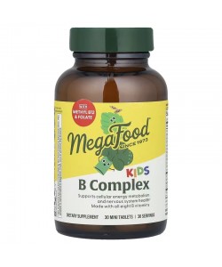 MegaFood Kids B Complex 30 таблеток, комплекc вітамінів групи B для дітей