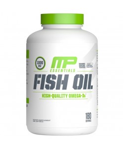 MusclePharm Fish Oil EPA 400 DHA 300 180 капсул, рыбий жир с высоким содержанием незаменимых жирных кислот